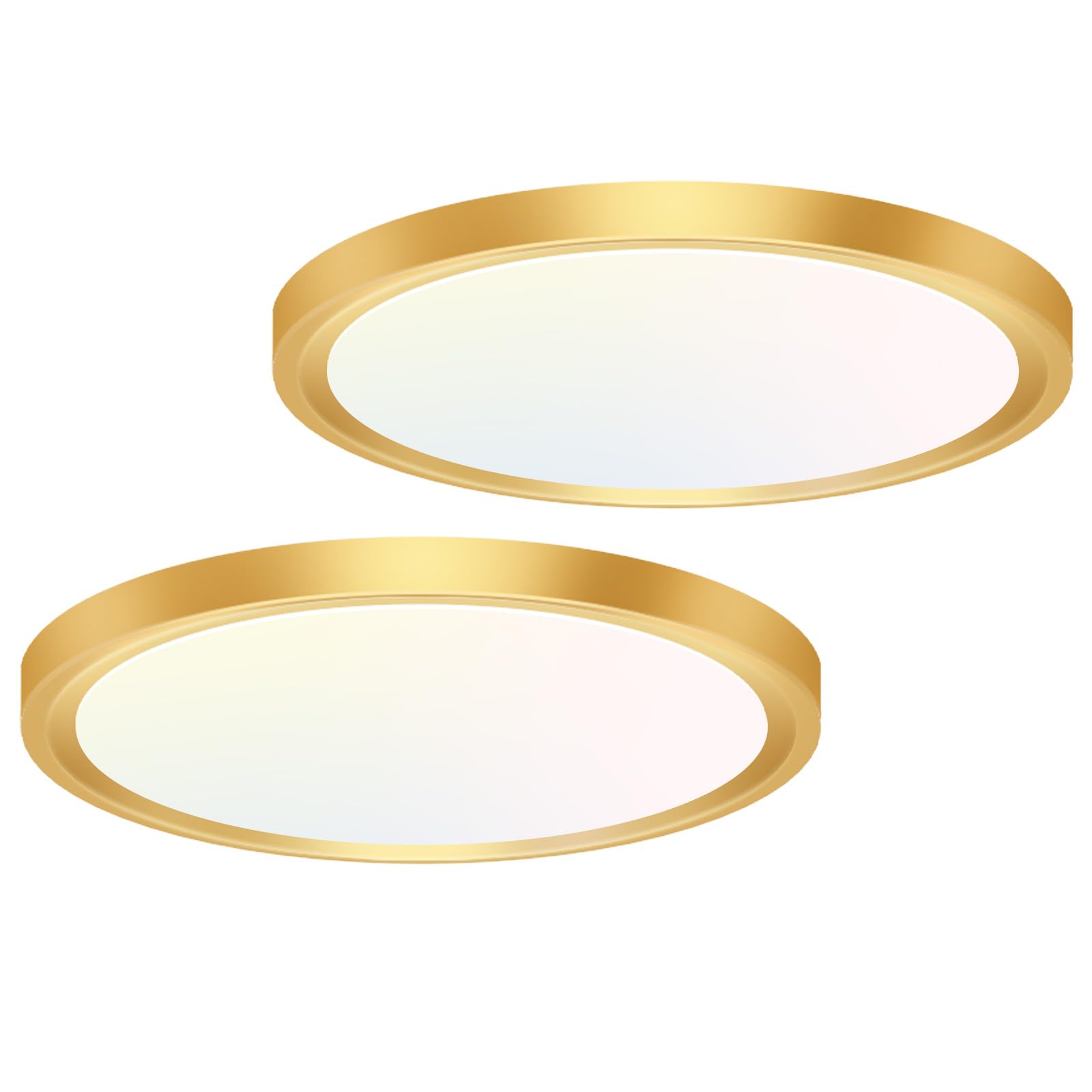 hepside 12Inch Flush Mount Light Fixture White, 28Watt, Dimmable & 3000K-4500K-6000K 3 Color Selectable Flush Ceiling Light Fixture 3200LM Low Profile Ceiling Light for Kitchen Bedroom Hallway Porch