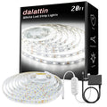 dalattin White LED Strip Lights, 20ft Dimmable Super Bright 24V Led Tape Light 6500K 360 LEDs Lights for Bedrooms, Mirror, Kitchen, Home Decoration Daylight White